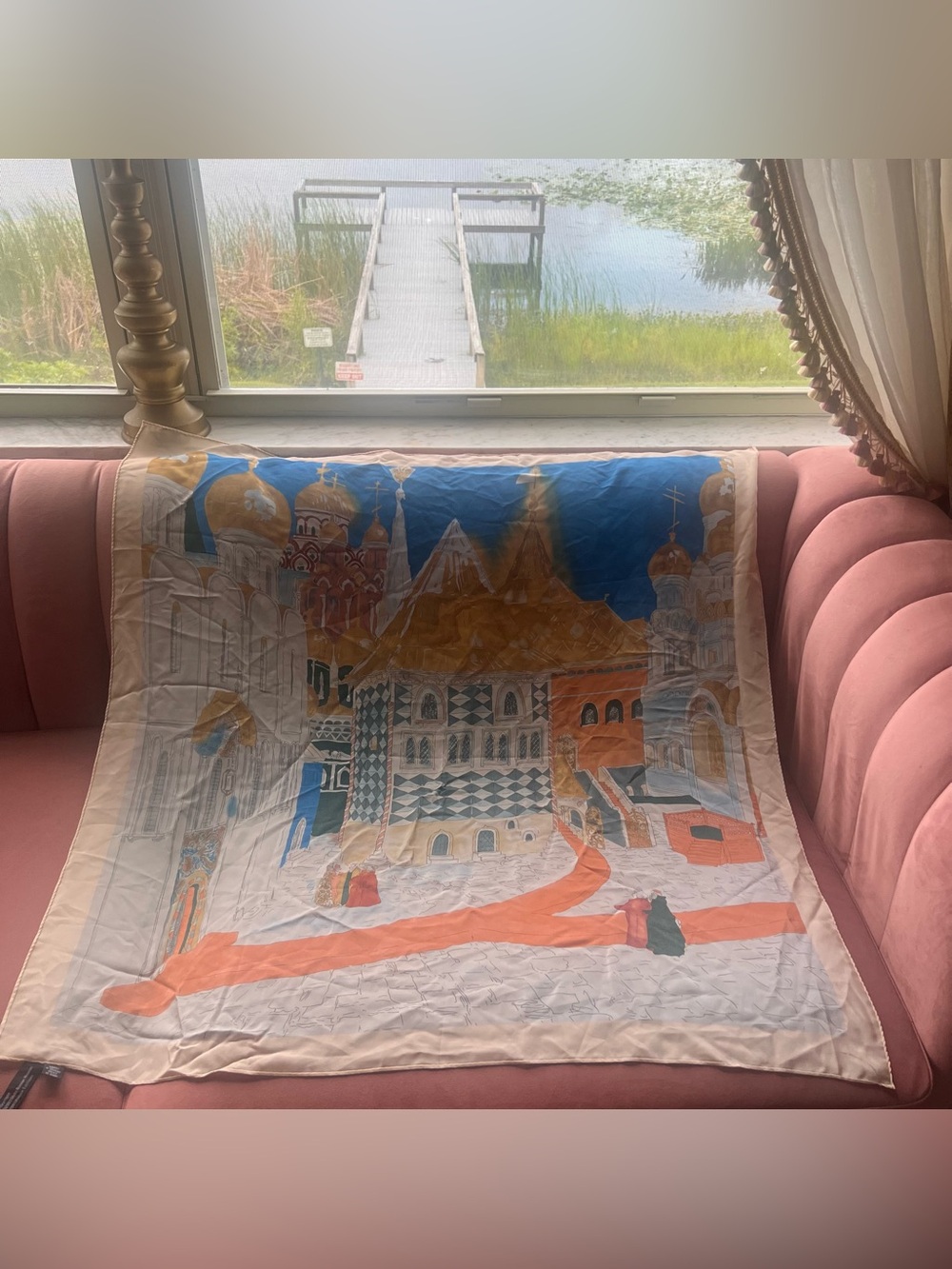 Silk Scarf - Russian Odyssey Riches of The State Russian Museu